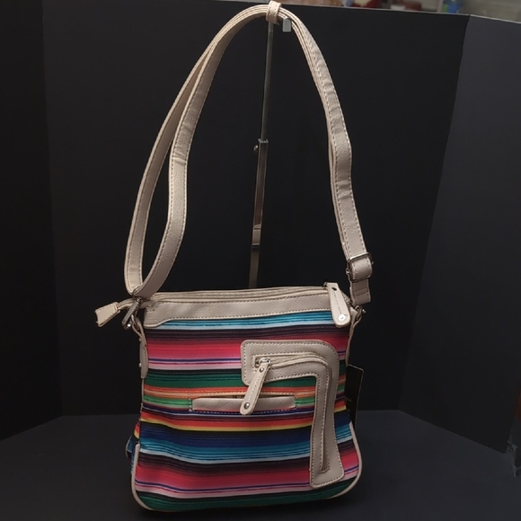 Cowgirl Trendy Women's Western Ivory Concealed Carry Crossbody Bag. - Picture 1 of 16